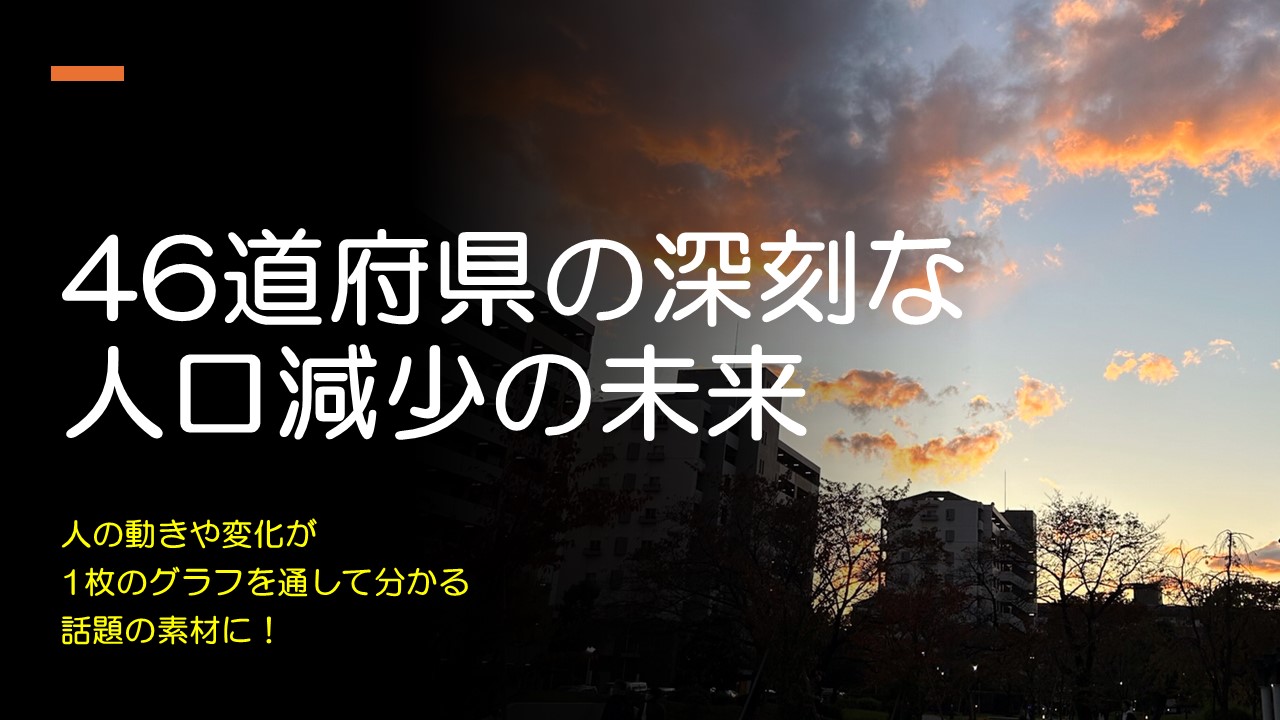 47都道府県の人口減少